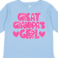 thumbnail image 4 of Inktastic Great Grandpa's Girl Granddaughter Gift Girls Long Sleeve Toddler T-Shirt, 4 of 5