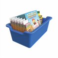 thumbnail image 5 of Antimicrobial Rectangle Storage Bin, Blue | Bundle of 5, 5 of 6