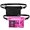 Black + Pink, variant on Waterproof Crossbody Belt Bag for Women Men,River Lake Canoe Essential Accessories Must Haves,Waterproof Pouch for Phone Passport Wallet Purse with Waist Strap
