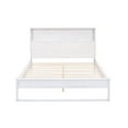 thumbnail image 6 of Royard Oaktree 3-Pieces Bedroom Sets Queen Size Platform Bed with Charge Station, Nightstand with Drawer and Shelf, 6-Drawer Dresser, Antique White, 6 of 7