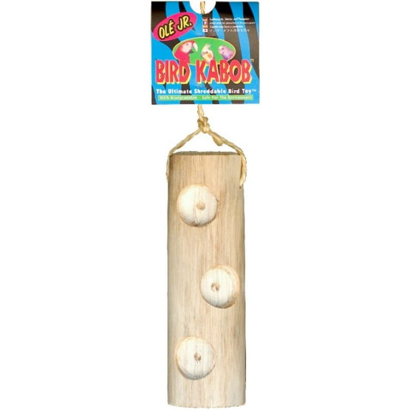 Wesco Pet Bird Kabob Bird Toy Ole Junior (7 Long x 2 Wide)