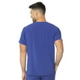 thumbnail image 4 of Urbane Performance One-Pocket Tuckable Scrub Top for Men: Modern Tailored Fit, V-Neck Medical Scrub Top 9154, 4 of 7