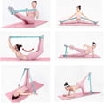 thumbnail image 4 of 2 correas de estiramiento, dispositivo de estiramiento de isquiotibiales, banda elástica para ejercicios de yoga, 4 of 5
