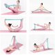 thumbnail image 4 of 2 correas de estiramiento, dispositivo de estiramiento de isquiotibiales, banda elástica para ejercicios de yoga, 4 of 5