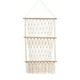 thumbnail image 2 of Xihbxyly Estante de Cuerda de Algodón Tejido a Mano, Almacenamiento Flotante de Doble Capa, Decoración Colgante de Madera Natural, Elegante Almacenamiento de Pared, Decoración Del Hogar, Sala de Esta, 2 of 7