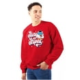 thumbnail image 3 of Tootsie Owl USA Stars and Stripes Sweatshirt for Men or Women Brisco Brands L, 3 of 6