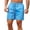 Light Blue, variant on Casual Shorts for Men 2026 Summer Lightweight Elastic Waist Relaxed Fit Paisley Print Beach Shorts with Pockets