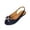B-Navy, variant on Flats for Women Open Toe Slingback Slip-On Ballet Flats Work Office Dress Shoes Comfort Walking, Size 5.5