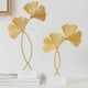 thumbnail image 2 of Miystn Hojas Doradas, Adornos De Ginkgo Biloba, Decoración De Metal Para Sala De Estar Jardín Al Aire Libre Accesorios De Escultura Moderna (1 Pieza, Dorado) 28cm. Afortunado Sencillez, 2 of 5