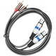 thumbnail image 3 of 4X Cable de Audio de Alta Fidelidad 2 Rca Macho Una Xlr 3 Pin Hembra Amplificador de Consola, 3 of 4