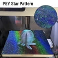 thumbnail image 4 of Plate 3D Printer Build Plate PEY Star Pattern PET Carbon Fiber Texture Double Sided Print Bed for Bambu Lab A1 Mini 184x184mm, 4 of 7