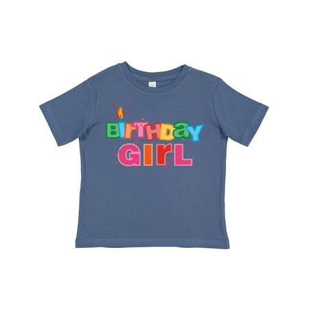 

Inktastic Birthday Girl Letters Gift Toddler Toddler Girl T-Shirt