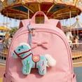 thumbnail image 4 of Horse Plush Toys Cuddly Pillow Cushion Stuff Dolls Huggable Cushion Plush Plushie Must Have Cute Toy For Holidays Stuffed Animals Valentine'S Day/Birthday/Holiday Mint Green - 12cm, 4 of 8