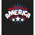 thumbnail image 2 of Americana United States Of America Men's Black Crew Neck Short Sleeve Tee-XXL, 2 of 2