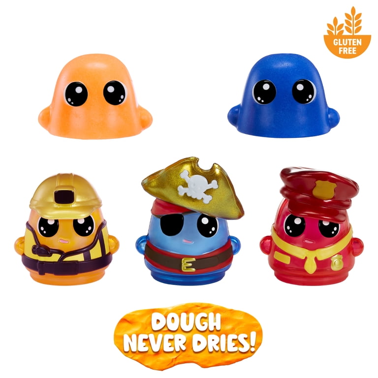 DohKins Hero Pack Characters, Builder, Pirate, Fire Chief
