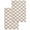 Beige, variant on Minimalistic Checkered Beige Rural Style, Kitchen Dish Towels for Drying Dishes Set of 2, Waffle Weave Microfiber Hand Tea Bathroom Towels Quick Dry & Absorbent Towel 15.7x23.6