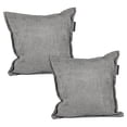 thumbnail image 1 of Cojin Decorativo Cuadrado Set de 2 Bond Gris Oscuro, 1 of 4