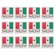 thumbnail image 1 of FELTECHELECTR 12 pegatinas de banderas de países, calcomanías artísticas para el cuerpo, el rostro y los deportes (México), 1 of 6