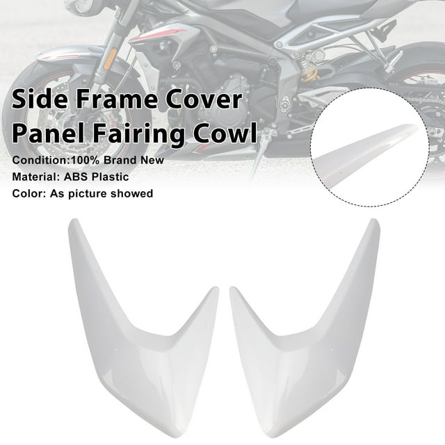 Side Frame Cover Panel Fairing For Street Triple 765 R/RS 2020-2022 White