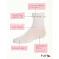thumbnail image 3 of MeMoi String of Pearls Cotton Blend Crew Socks - Girls - Female, 4, Winter White, 3 of 7