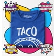 thumbnail image 3 of Shop4Ever Taco Bout Cute Toddler's Cotton T-Shirt 5T/6T Royal Blue, 3 of 6