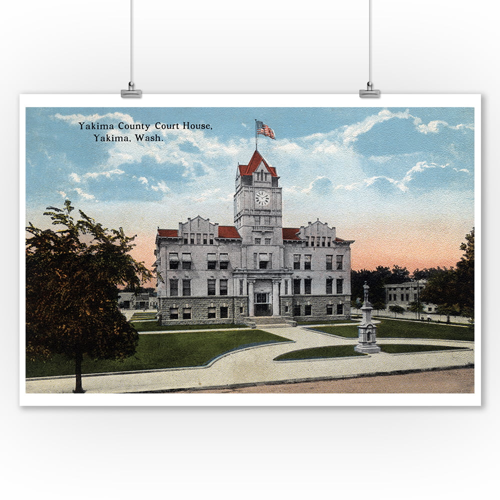 Yakima, Washington Exterior View of Yakima County Court House (9x12