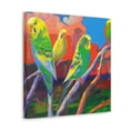 thumbnail image 5 of "Parakeets in Flight" - Canvas, 5 of 25