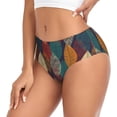 thumbnail image 2 of Balery Autumn Leaves Ropa Interior de Algodón para Mujer con Dibujo – Braguitas Cómodas y Elásticas, Estilo Clásico-Small, 2 of 6
