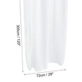 thumbnail image 2 of 10 Pies Chifón Mesa Camino, 28 x 120 Pulgadas Rústico Gasa Mantel Transparente Boda Mesa Camino para Boda Nupcial Fiesta Mesa Decoraciones, Blanqueador Blanco, 2 of 6