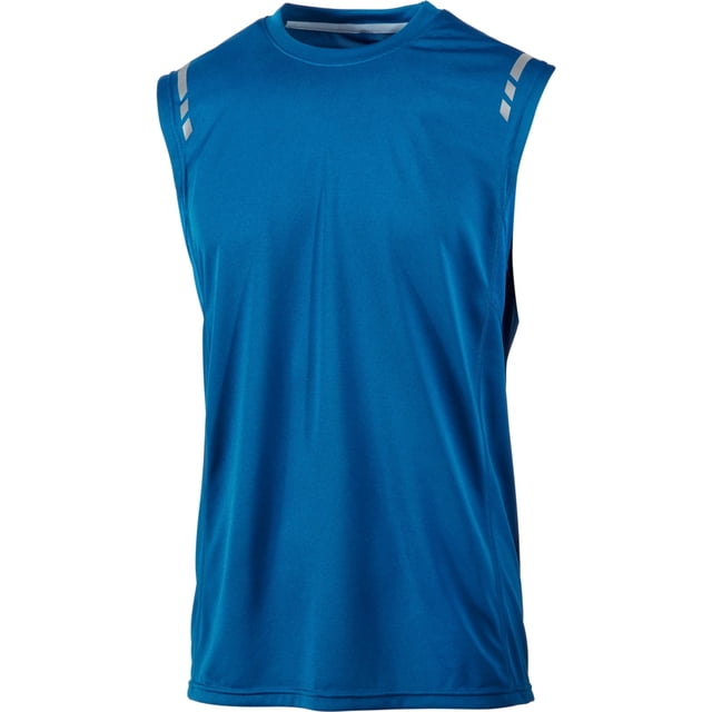 Ideology Performance - Camiseta básica sin mangas para hombre, color azul, talla mediana