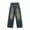 Navy, variant on Womens Fashion Casual Loose Fit Jeans Straight Leg Denim Pants Versatile Long Trousers Womens Straight Leg Jeans Relaxed Fit High Waisted