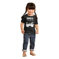 thumbnail image 4 of Papa's Little Helper Handyman Dad Toddler Boy Girl T Shirt Infant Toddler Brisco Brands 12M, 4 of 6