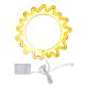 thumbnail image 1 of Enseigne lumineuse LED en forme de tournesol, rechargeable par USB, alimentée par batterie, luminaire décoratif mural pour la maison, le bar ou Noël, 1 of 4