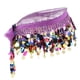 thumbnail image 1 of Pañuelo de cadera de danza del vientre tribal de gasa con monedas, cinturón de lentejuelas, falda tipo pareo. Púrpura, 1 of 9