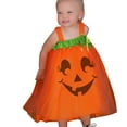 thumbnail image 4 of EnJoCho Toddler Kids Baby Girls Sleeveless Cute Halloween Pumpkins Prints Mesh Tulle Princess Dress Outfits Trendy Holiday Party Performance Clothes Fall Birthday Gift Dresses for Child Girls, 4 of 9
