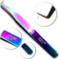 thumbnail image 2 of LLBA Lash Tweezer Professional Volume False Lash Application Tool | Multi Shapes & Purposes Tweezers | Non-Slip Grip Tweezers for Volume, Isolation & Classic Lashes (Galaxy, Give Me the D Mega Volume), 2 of 7