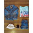 thumbnail image 3 of 4Th July Flag Fireworks Tie Dye Cyclone Men -Image by Shutterstock, Male Large, 3 of 4