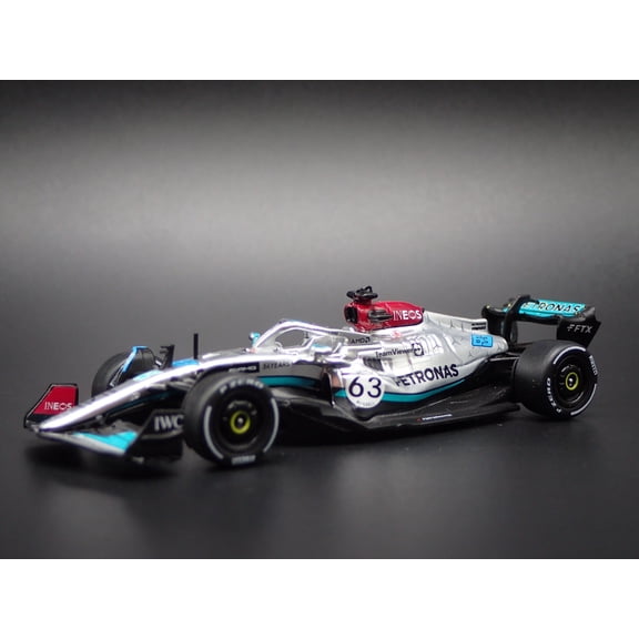 Open Box MERCEDES-AMG F1 W13 E PERFORMANCE GEORGE RUSSELL 63 1:64 SCALE DIECAST MODEL CAR