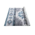 thumbnail image 5 of HR- Livingroom Rug 5x7 Modern Faded Floorcover Area Rugs Blue Gray Silver Color, 5 of 11