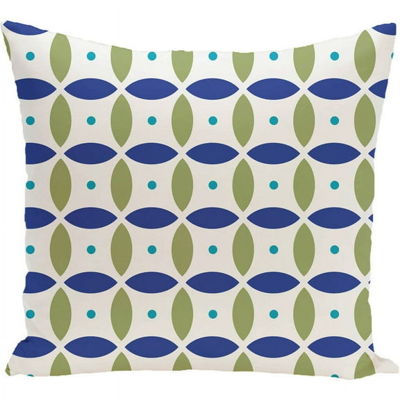 Simply Daisy 16" x 16" Beach Ball Geometric Print Pillow