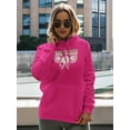 thumbnail image 2 of Think Positive Daisies Hoodie Women -Image by Shutterstock, Female XX-Large, 2 of 4