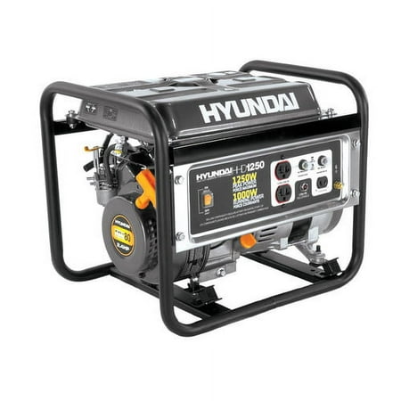 Hyundai Power Equipment 1250W Portable Heavy Duty Power Generator