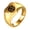 Gold Cancer, variant on Women Men's Love Heart 12 Zodiac Signs Stainless Steel Polished Ring Vintage Personalized Jewelry Silver Pisces Size 9