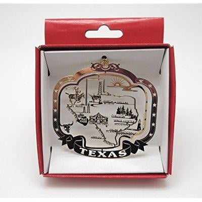 Austin Christmas Ornament texas state christmas ornament souvenir gift dallas san antonio houston austin +more by nations treasures ()
