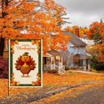 thumbnail image 4 of Thanksgiving Holiday Porch Flags, Pumpkins Thanksgiving Day Durable Camping Flags for Campsite 28x40inch, Happy Thanskgiving Versatile Porch Decor Decoration for Balcony Home House Yard, 4 of 6