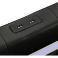 thumbnail image 7 of Full Size Floating Bed Frame with LED Lights and USB Charging,Modern Upholstered Platform LED Bed Frame,Black, 7 of 7