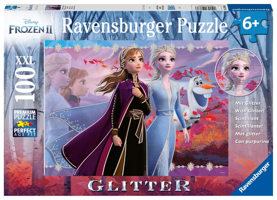NEW!! SET OF 3 DISNEY FROZEN 2 100 Piece Jigsaw Puzzles Elsa Anna T28 