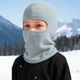 thumbnail image 5 of Kilaqueen Youth Balaclava Ski Mask for Boys and Girls, Stretch Full Face Cover and Neck Warmer for Cold Weather Skiing, Cycling and Play, 5 of 9