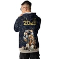 thumbnail image 5 of Happy New Year Basset Hound Welcome 2025 Balloon Firework Party All Over Print 3D Hoodie Unisex Merch Hoodies Bassets Dog Breed Lovers Gifts Idea - 01014, 5 of 6