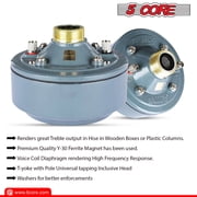 Compression Driver 600W Peak Aluminium Tweeter Diaphragm 16 Ohm Throat Twist Horn Speaker,DU 60W